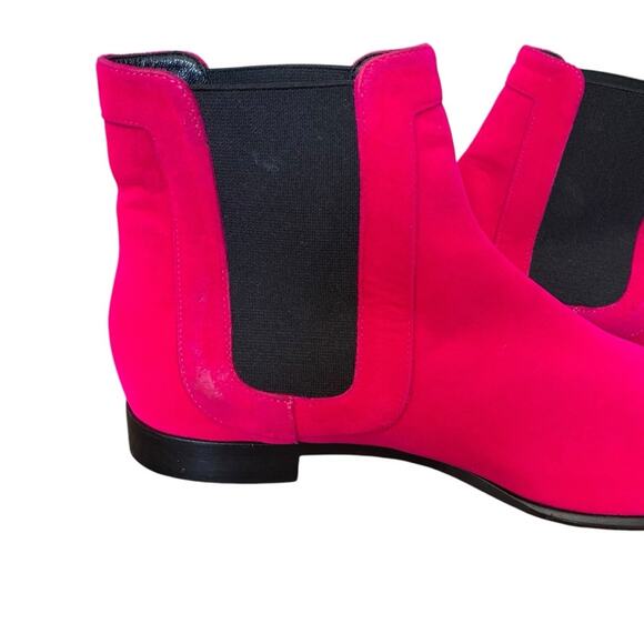 Roger Vivier Pink Pyramide Velvet Chelsea Boots size 36.5 size 6.5 - Picture 10 of 14